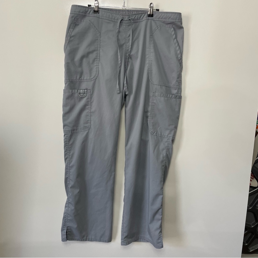 Cherokee Unisex Scrub Pants Light Gray size L Nurse Medical Dental Comfy Costume